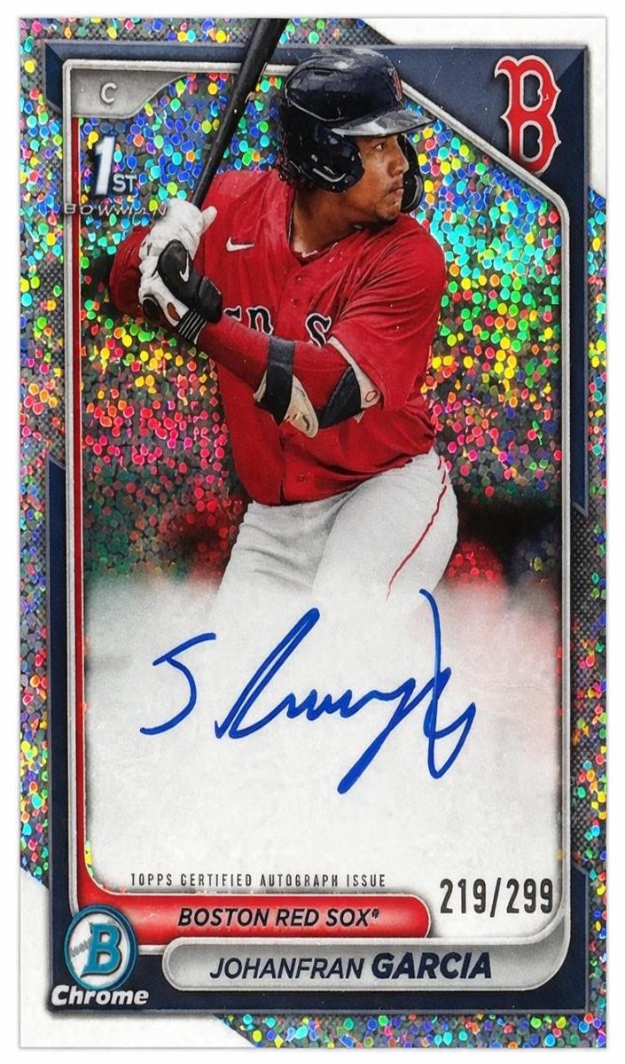 2024 Bowman Chrome Prospects Baseball Speckle Johanfran Garcia #CPA-JG