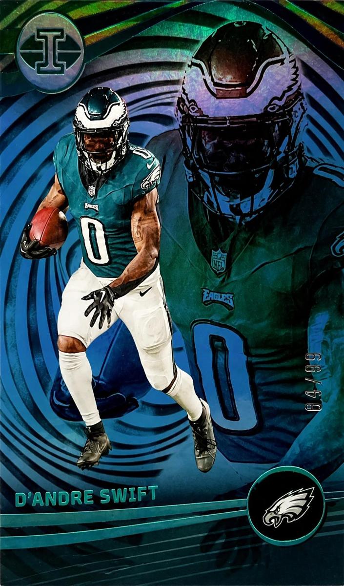 2023 Panini Illusions Football Trophy Collection Platinum D'Andre Swift #85
