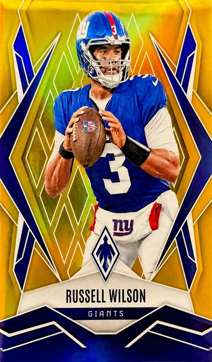 2025 Panini Phoenix Football Gold Russell Wilson #28