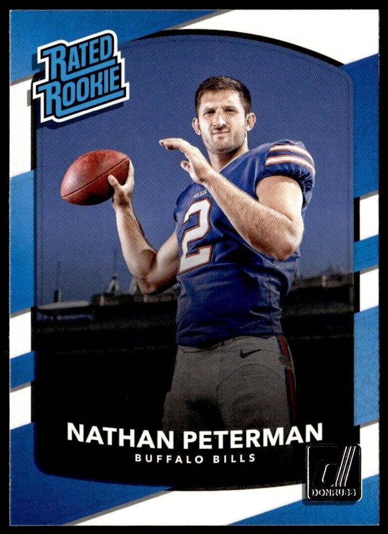 2017 Panini Donruss Football Nathan Peterman #334 PSA 9