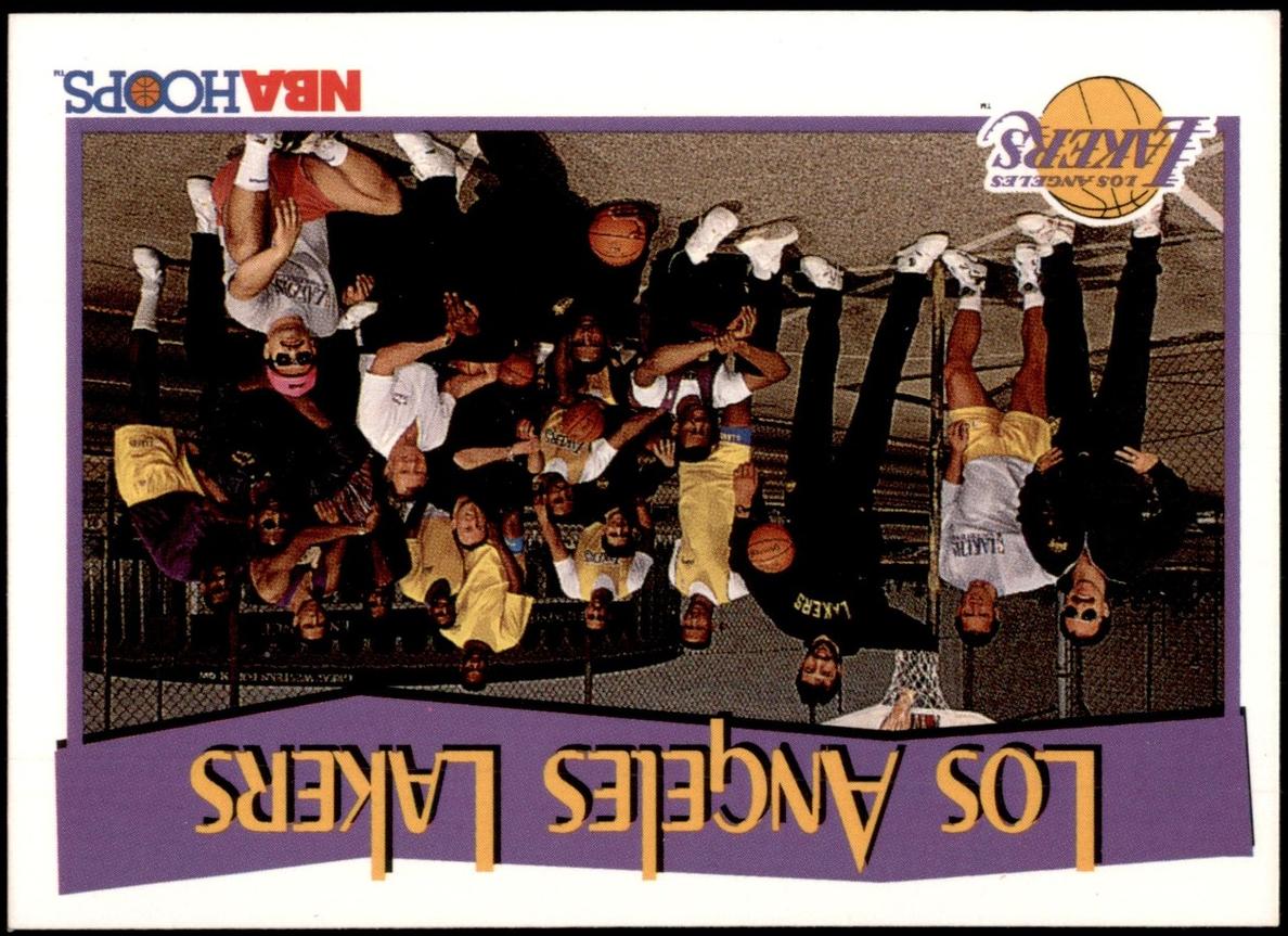 1991 Hoops Basketball Los Angeles Lakers #286