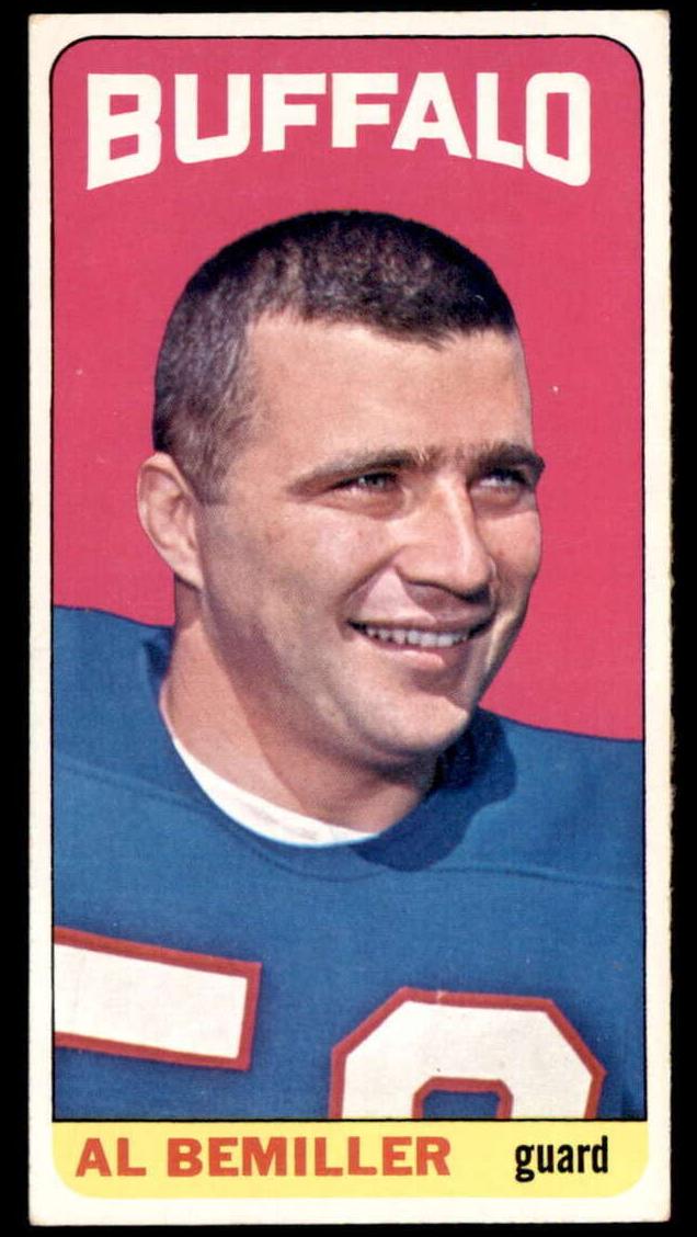 1965 Topps Football Al Bemiller #25 PSA 6.5