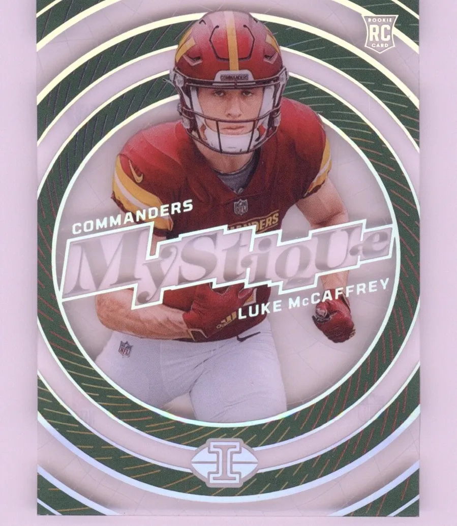 2024 Panini Illusions Football Emerald Luke McCaffrey #30