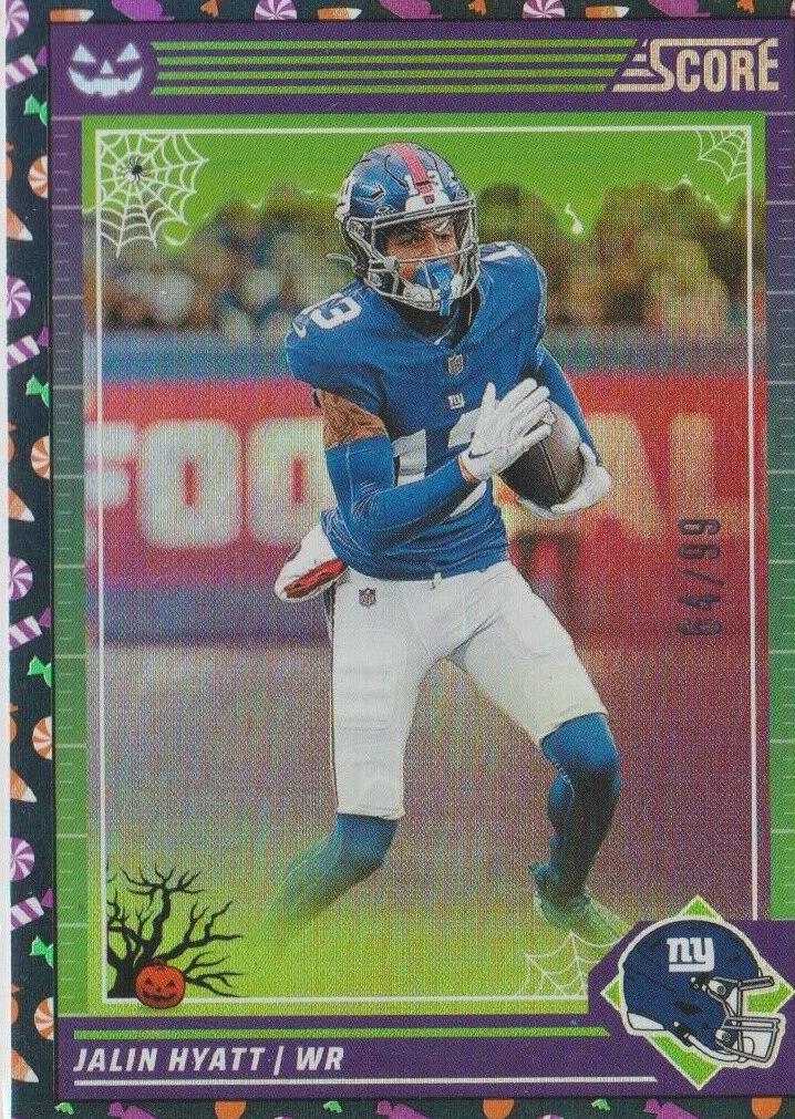 2024 Panini Score-a-Treat Football Trick or Treat Jalin Hyatt #208