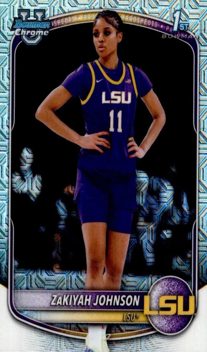 2025 Bowman Mega Box Basketball Mojo Refractor ZaKiyah Johnson #BCP-73