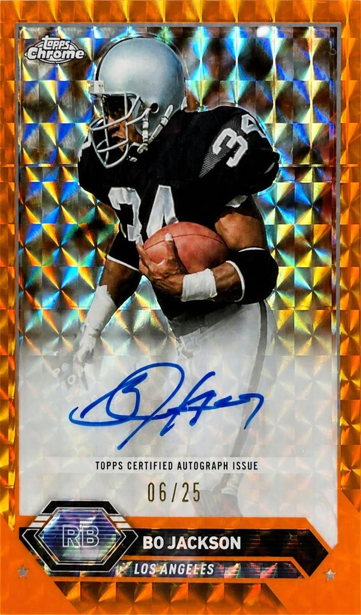 2023 Topps Composite Football Orange Refractor Bo Jackson #TCA-BJ