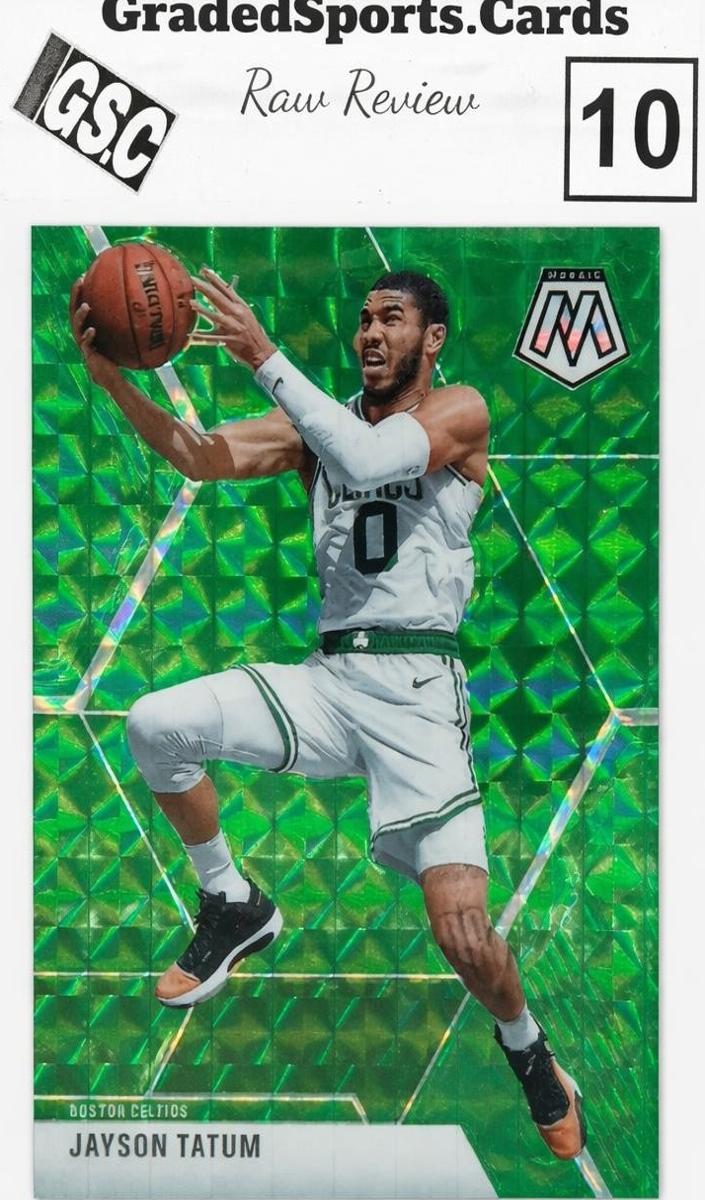 2019 Panini Mosaic Basketball Green Mosaic Jayson Tatum #79