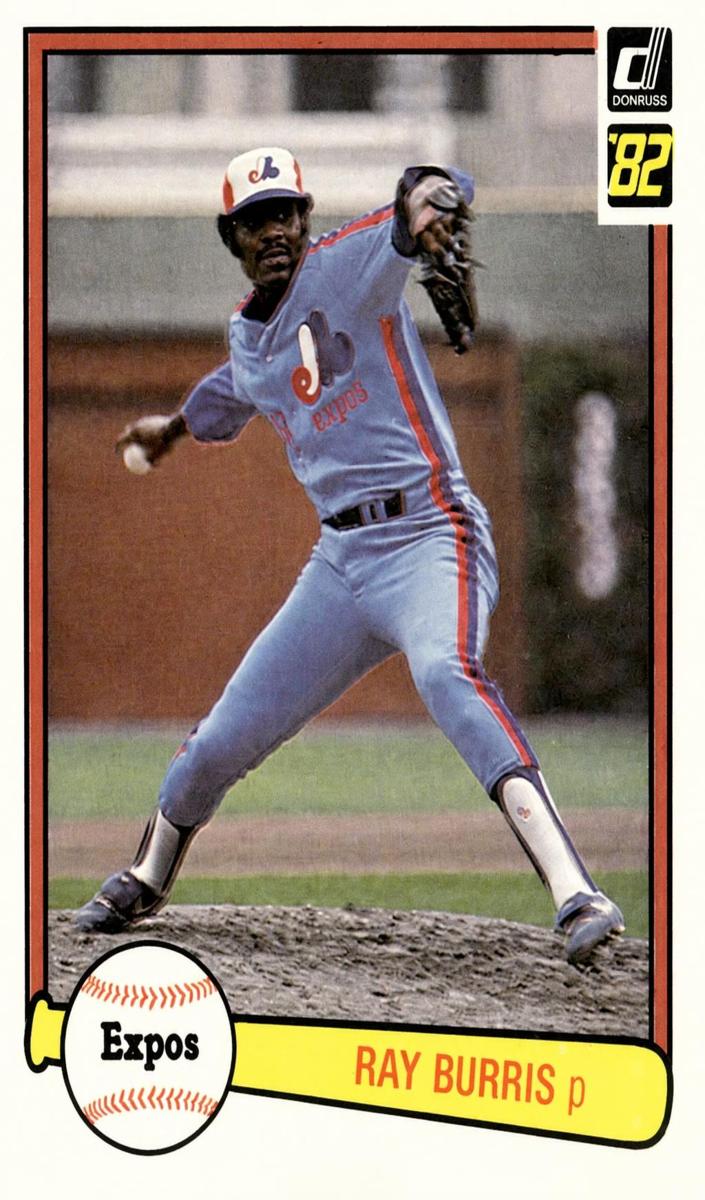 1982 Donruss Baseball Ray Burris #414