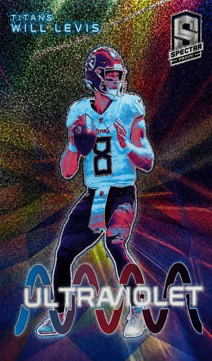 2023 Panini Spectra Football Will Levis #UV-WL PSA 10