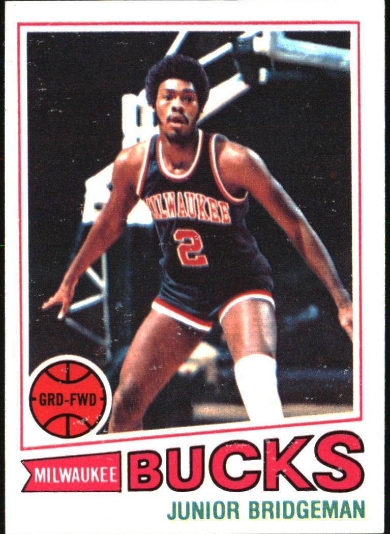 1977 Topps Basketball Junior Bridgeman #114