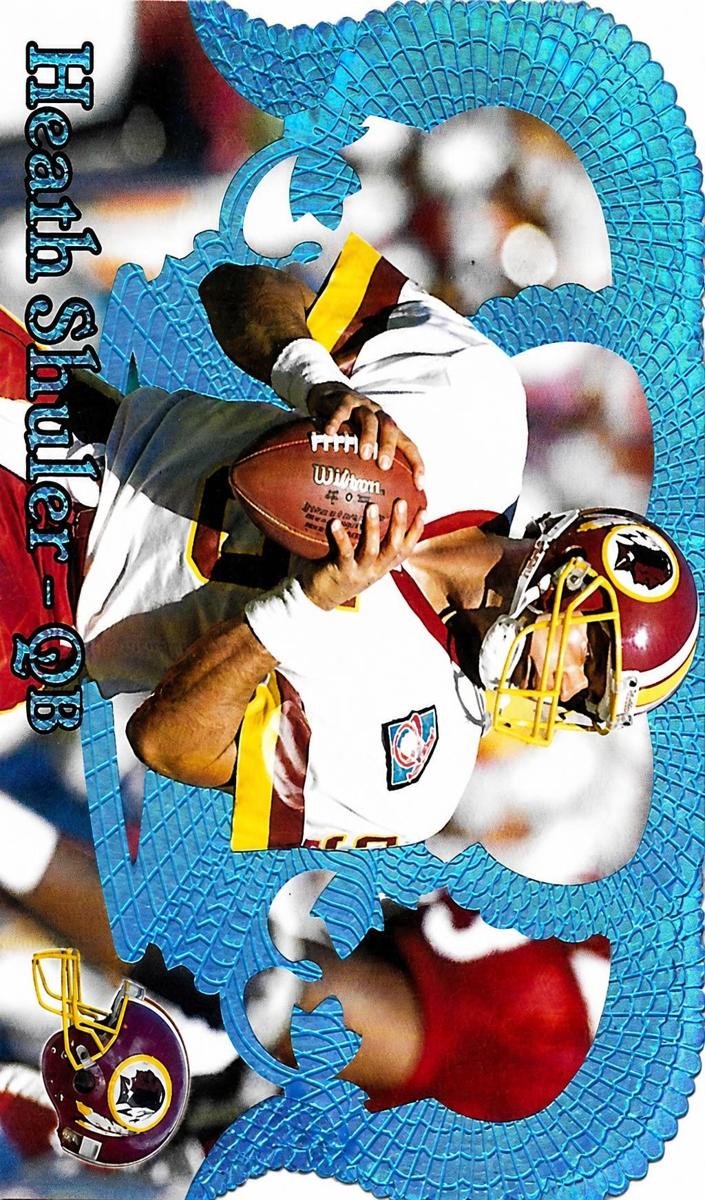 1995 Pacific Crown Royale Football Blue Holofoil Heath Shuler #95