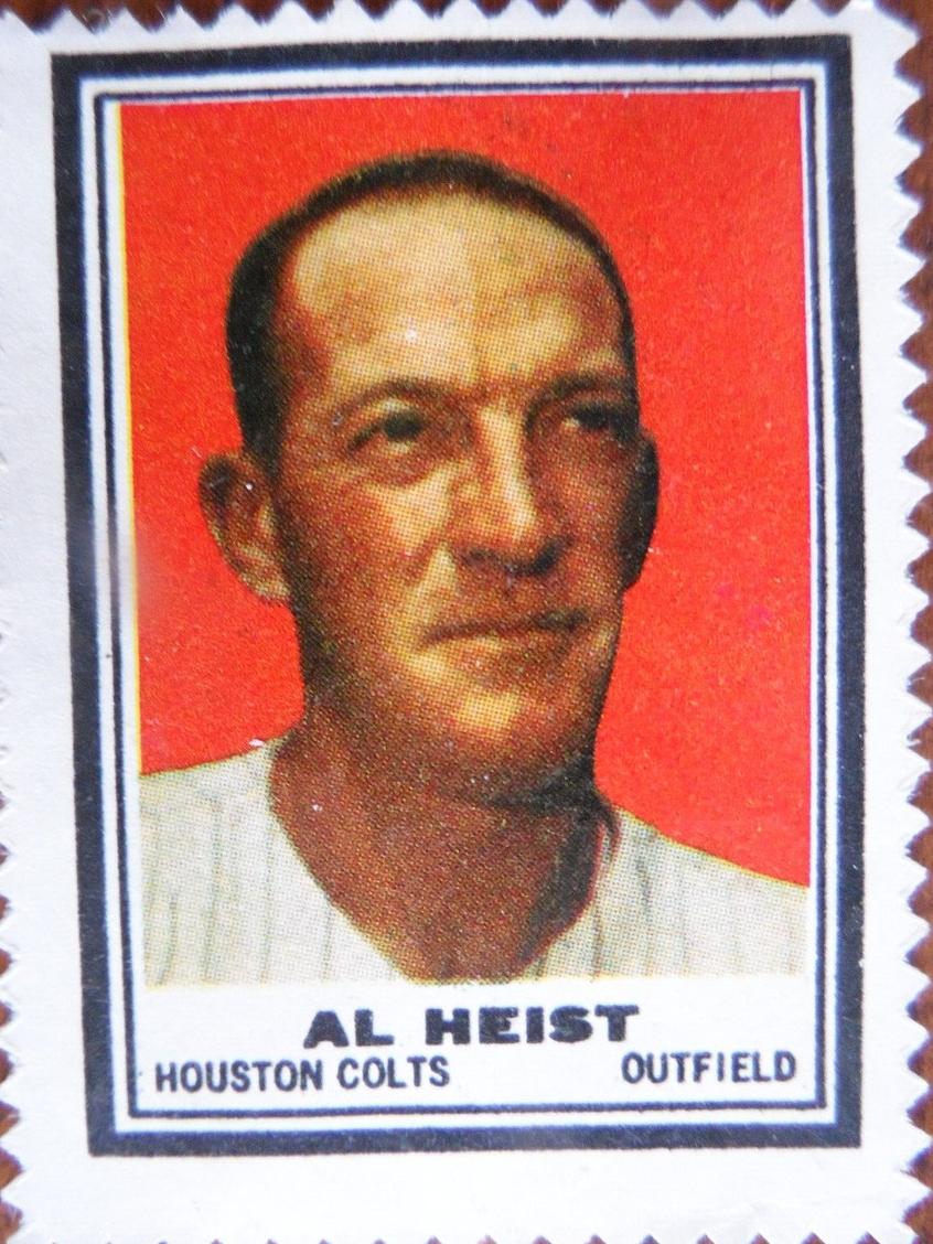 1962 Topps Baseball Al Heist #NNO