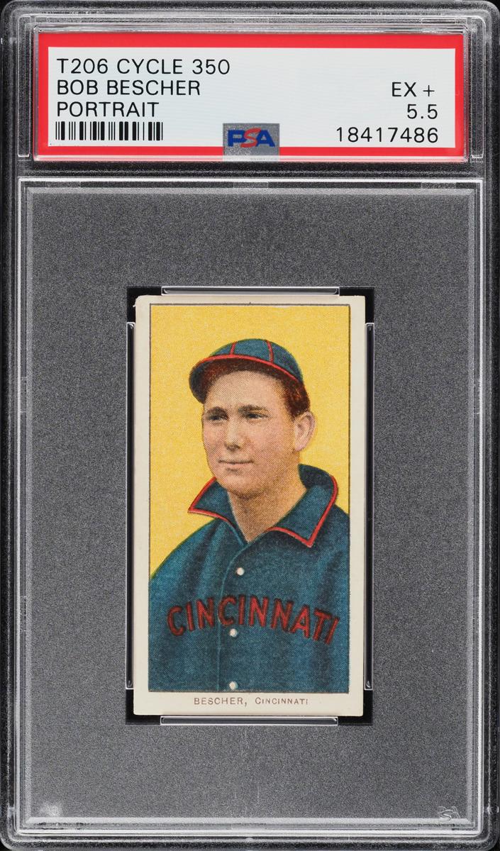 1909-11 T206 Baseball Portrait Bob Bescher #NNO