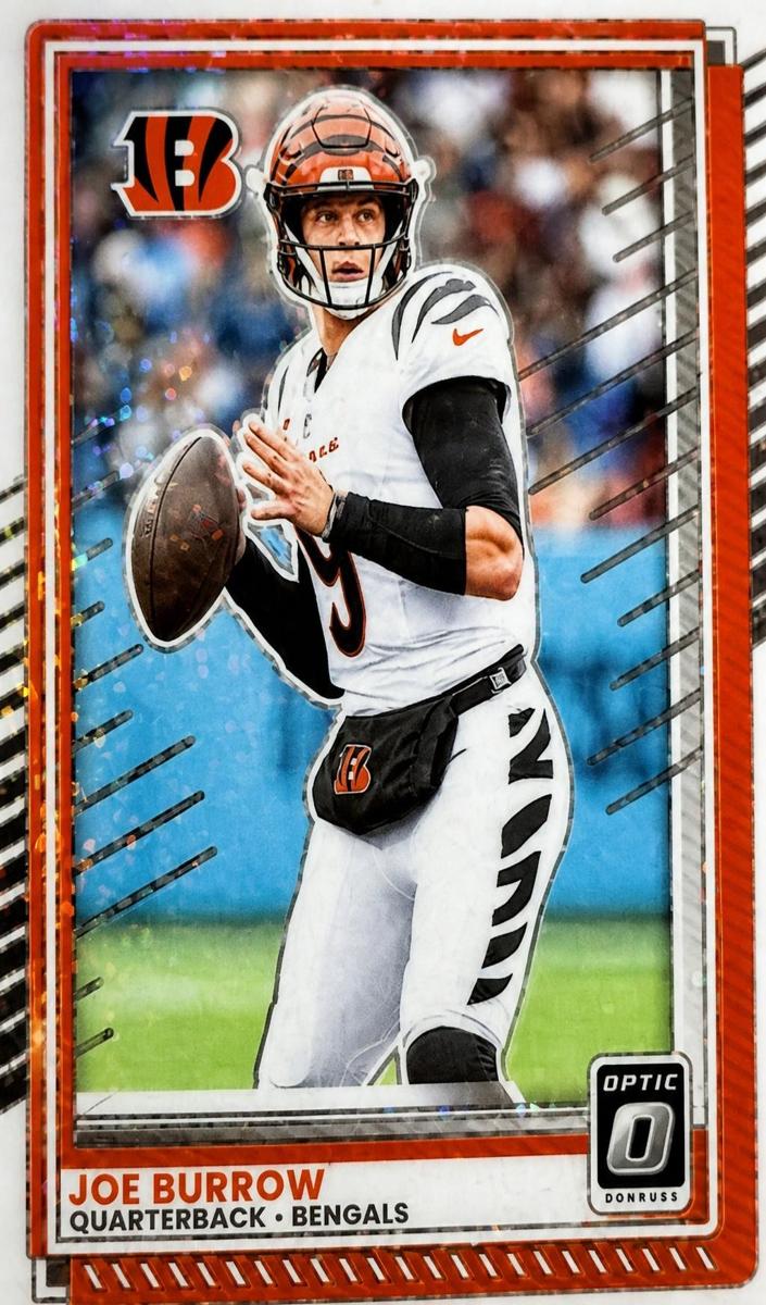 2025 Donruss Optic Football White Sparkle Joe Burrow #1