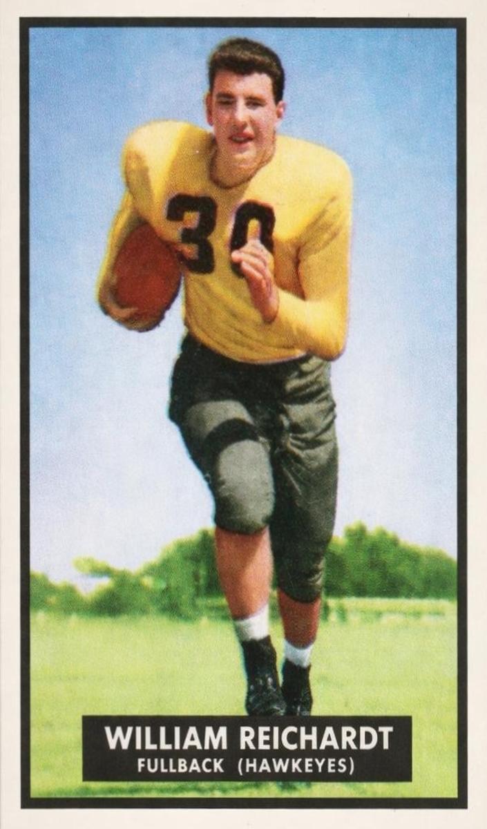 1951 Topps Magic Football William Reichardt #3
