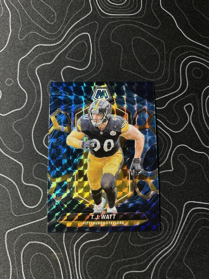 2024 Panini Mosaic Football Genesis T.J. Watt #188 PSA 10