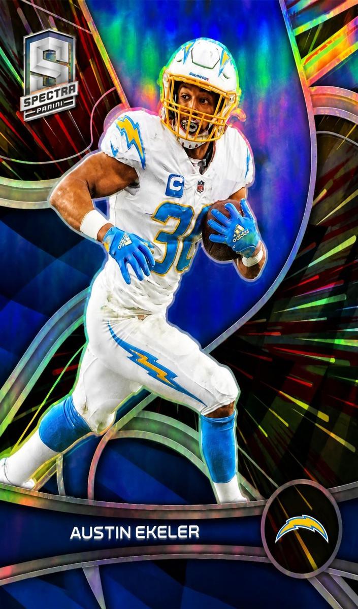 2022 Panini Spectra Football Hyper Austin Ekeler #71