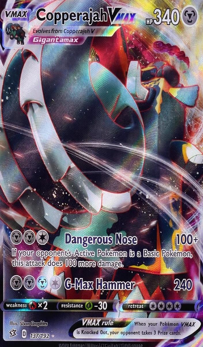 2020 Pokemon Sword & Shield Rebel Clash Copperajah #137 PSA 9