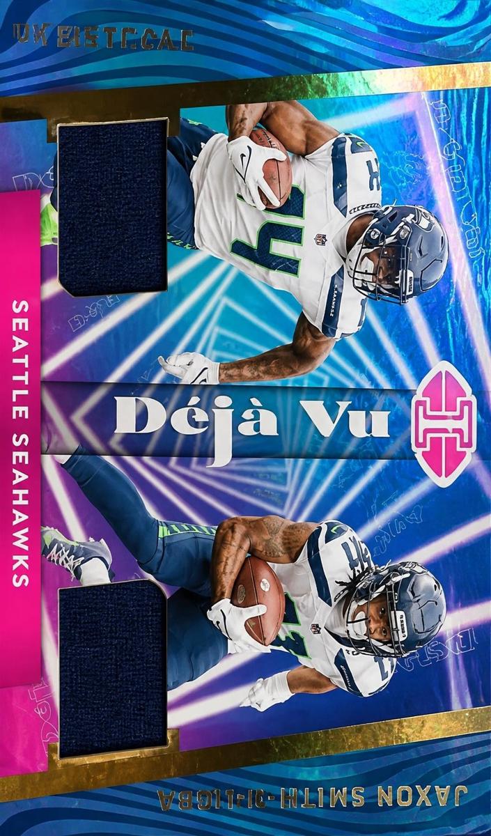 2023 Panini Illusions Football Blue DK Metcalf #DV-MS