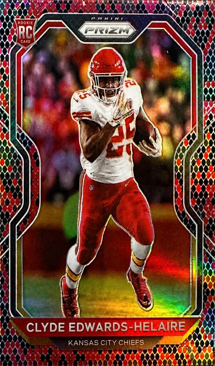 2020 Panini Prizm Football Snakeskin Clyde Edwards-Helaire #328