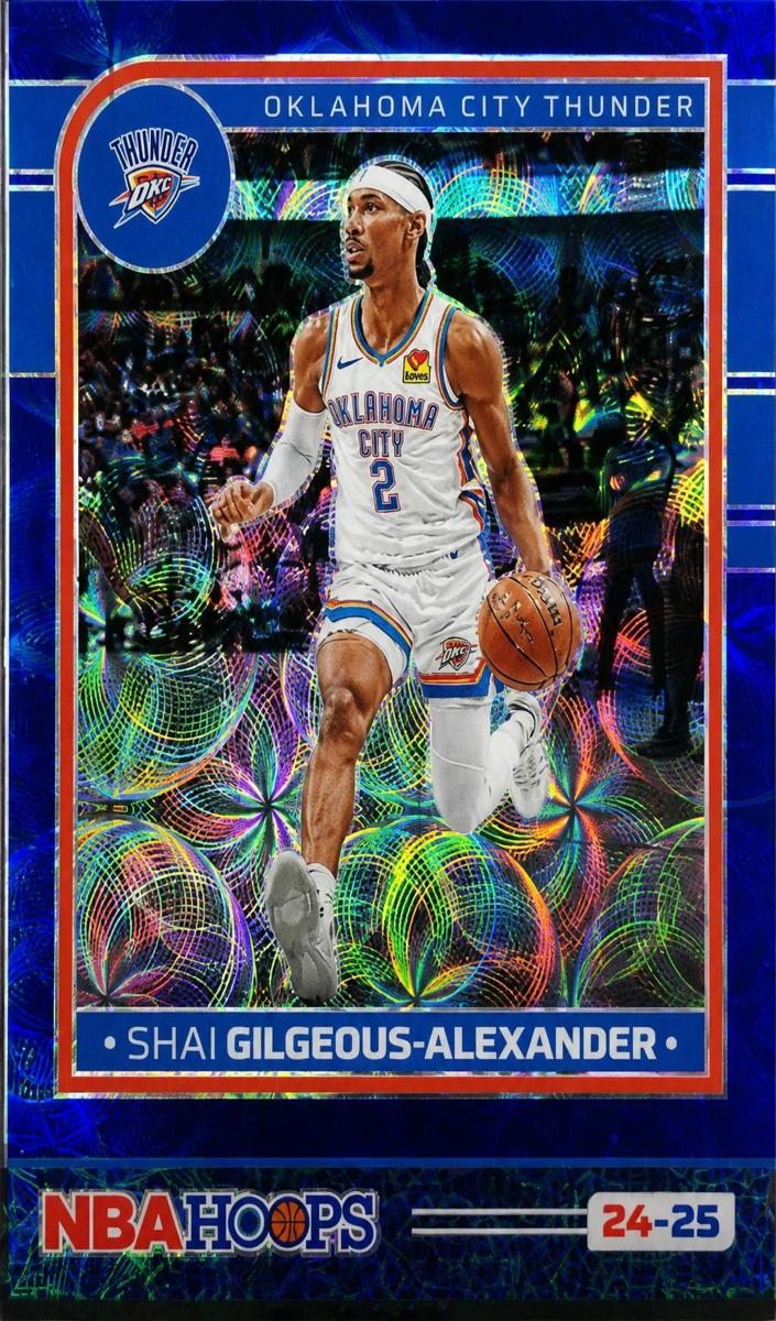 2024 Panini Hoops Basketball Blue Scope Shai Gilgeous-Alexander #126