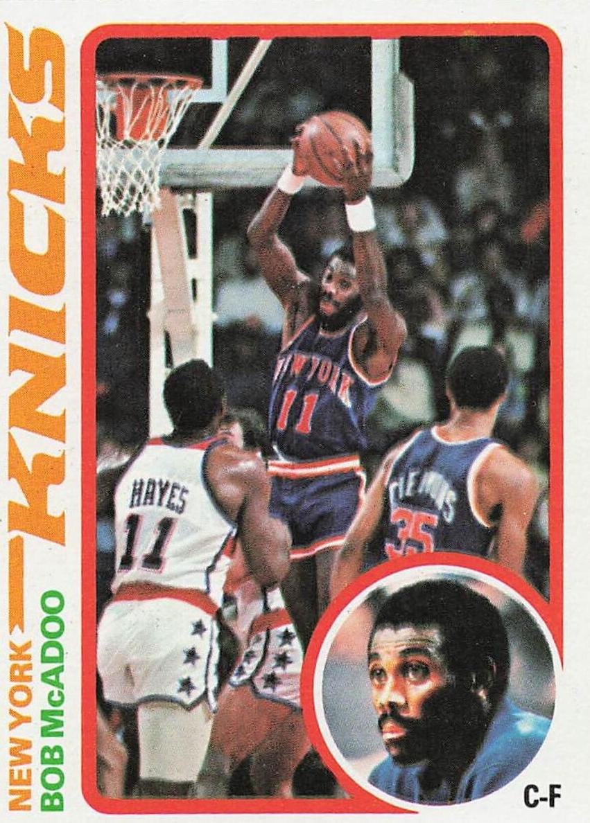 1978 Topps Basketball Bob McAdoo #5