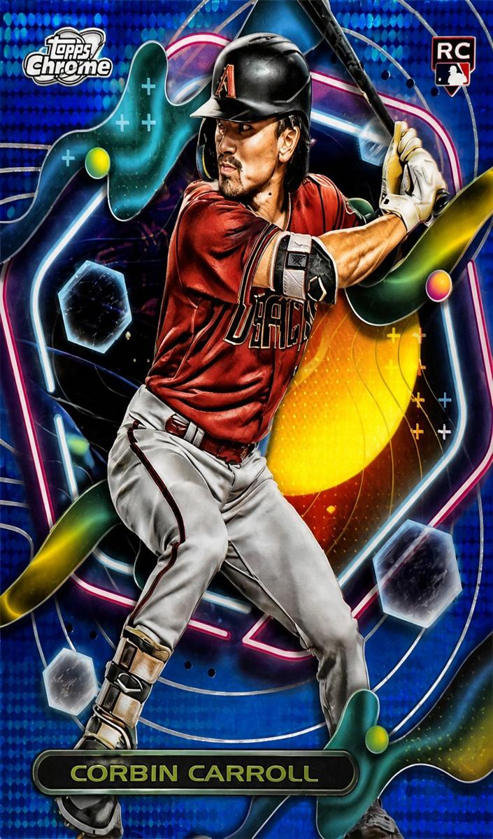 2023 Topps Cosmic Chrome Baseball Blue Moon Corbin Carroll #7