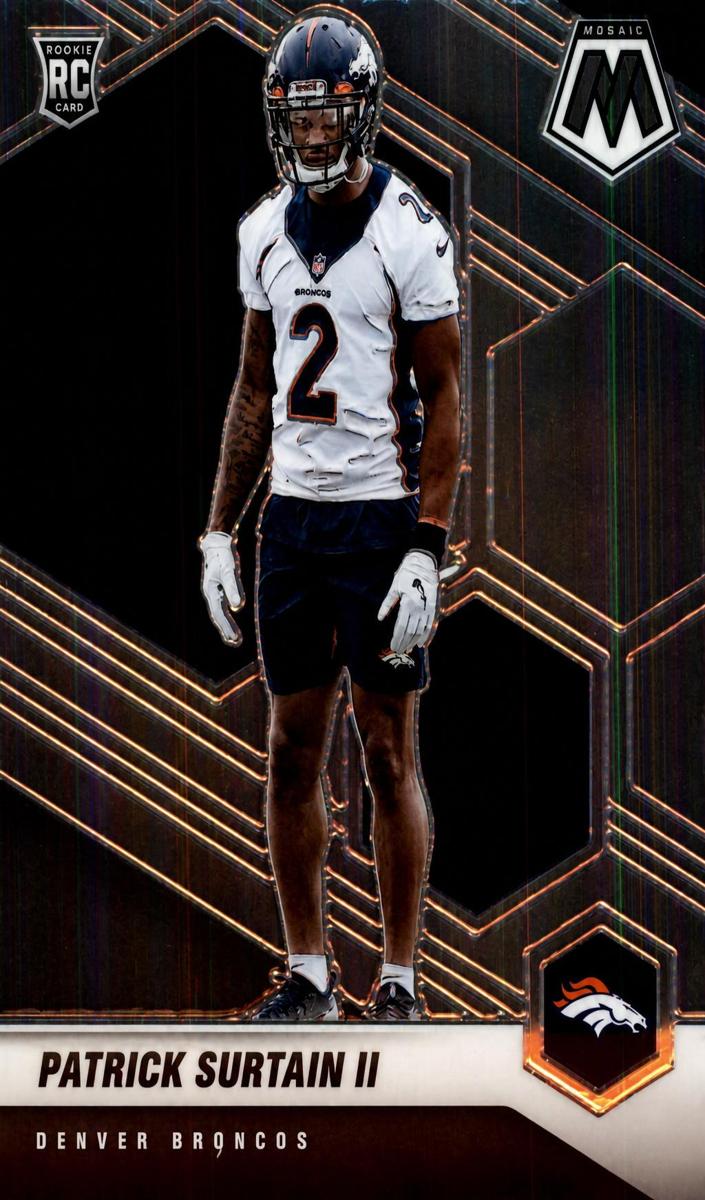 2021 Panini Mosaic Football Patrick Surtain II #344 PSA 10