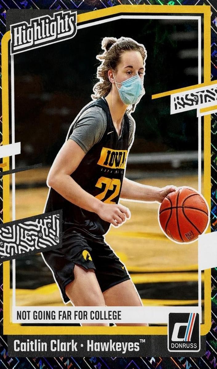 2024 Panini Caitlin Clark Collection Basketball Black Caitlin Clark #H5