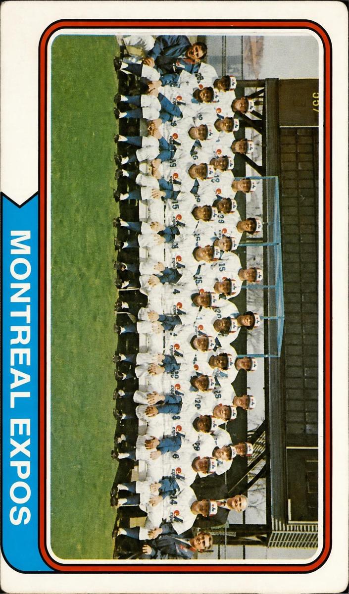 1974 O-Pee-Chee Baseball Expos Team #508