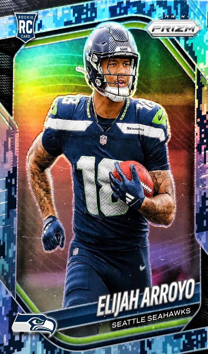 2025 Panini Prizm Football Navy Camo Elijah Arroyo #309