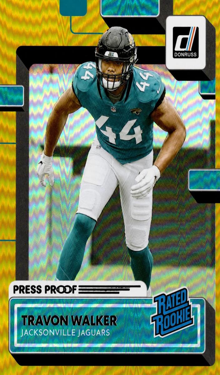 2022 Panini Donruss Football Press Proof Premium Travon Walker #325