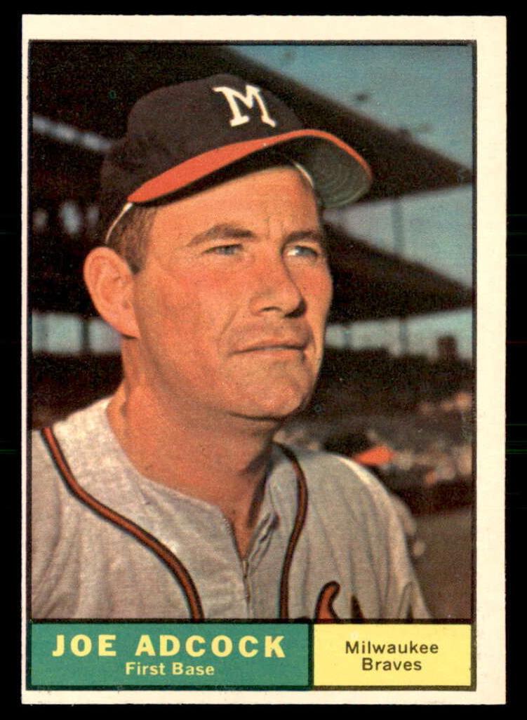 1961 Topps Baseball Joe Adcock #245