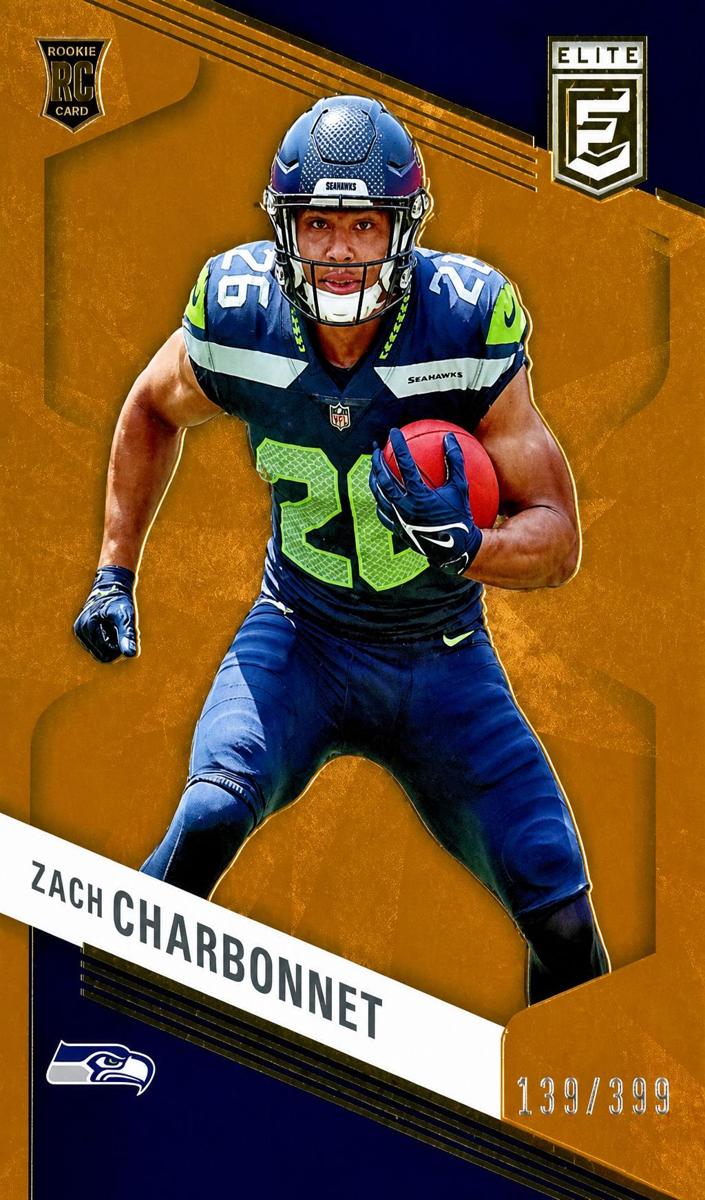 2023 Donruss Elite Football Orange Zach Charbonnet #199
