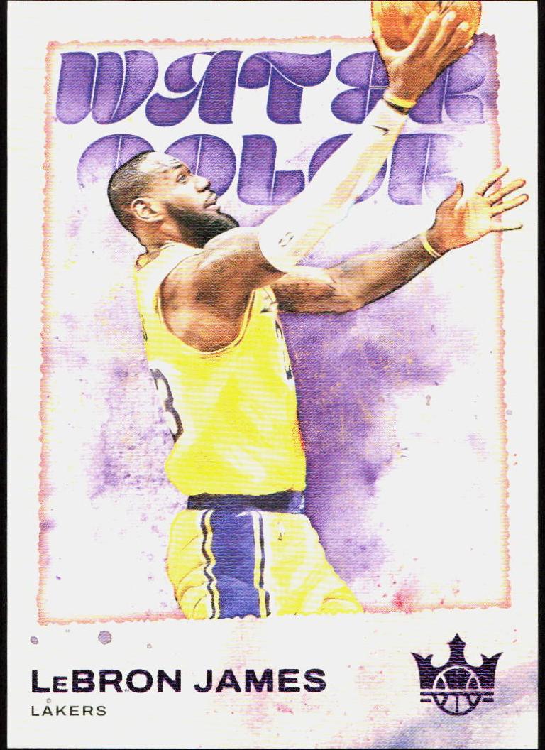2023 Panini Court Kings Basketball Violet LeBron James #4 PSA 10