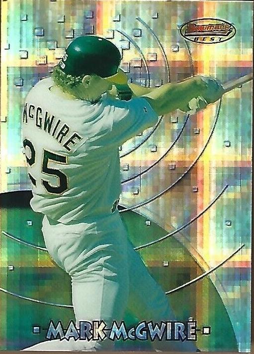 1997 Bowman's Best Baseball Atomic Refractor Mark McGwire #BBP6