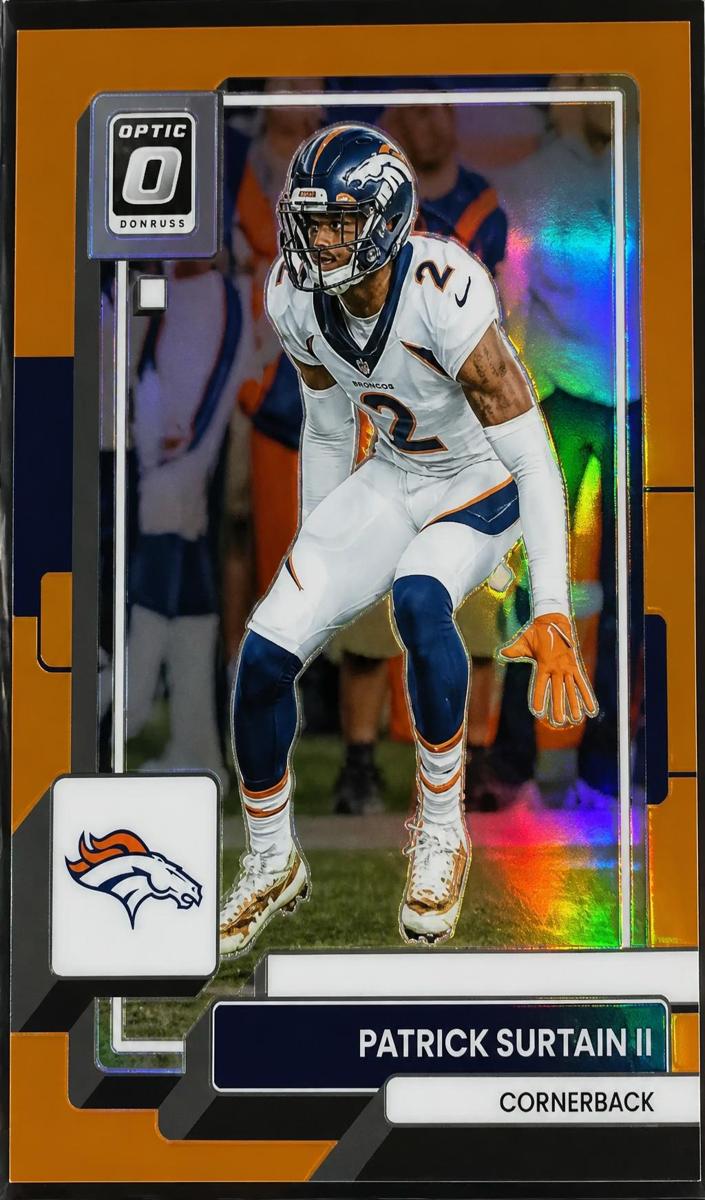 2022 Donruss Optic Football Orange Patrick Surtain II #62