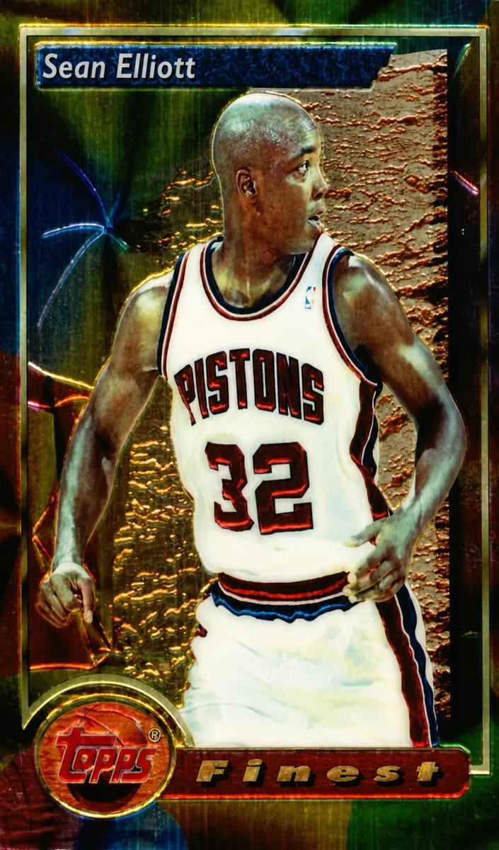 1993 Topps Finest Basketball Sean Elliott #37 PSA 9