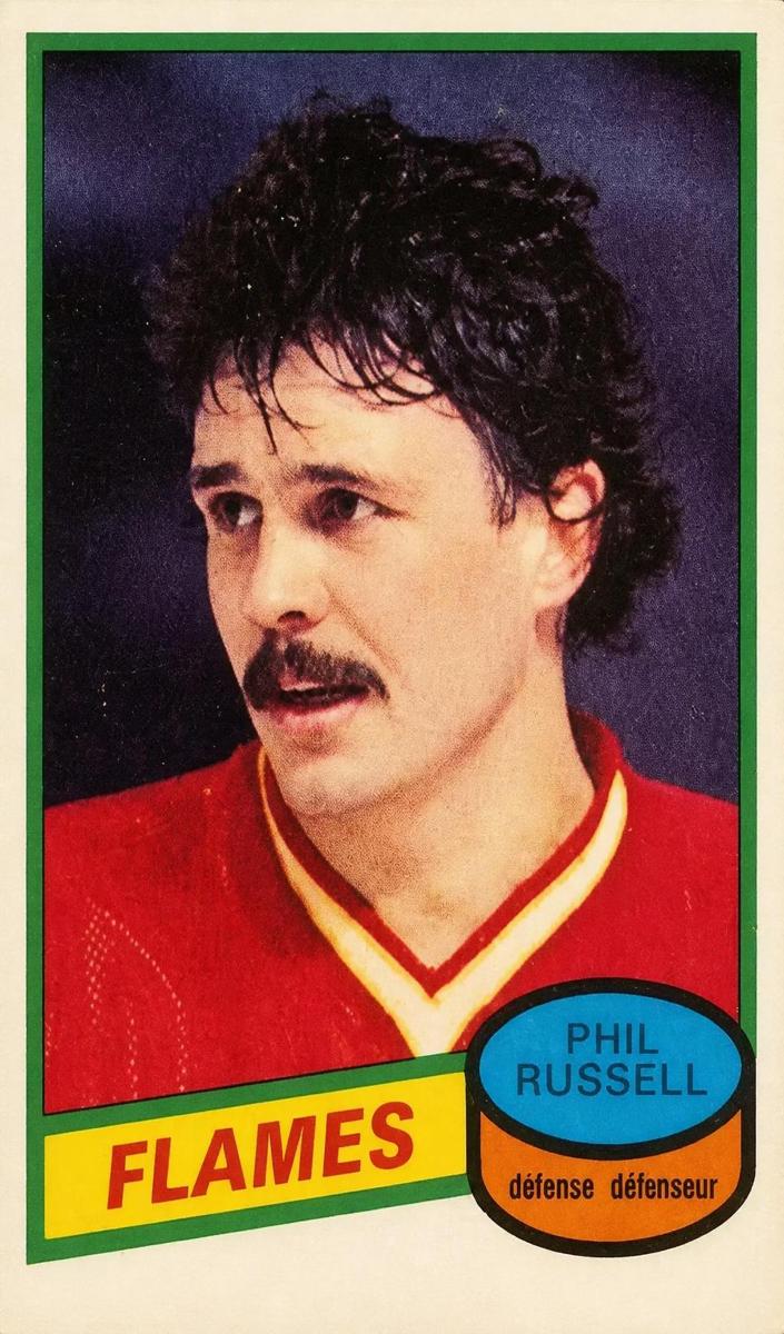 1980 O-Pee-Chee Hockey Phil Russell #226 PSA 7.5