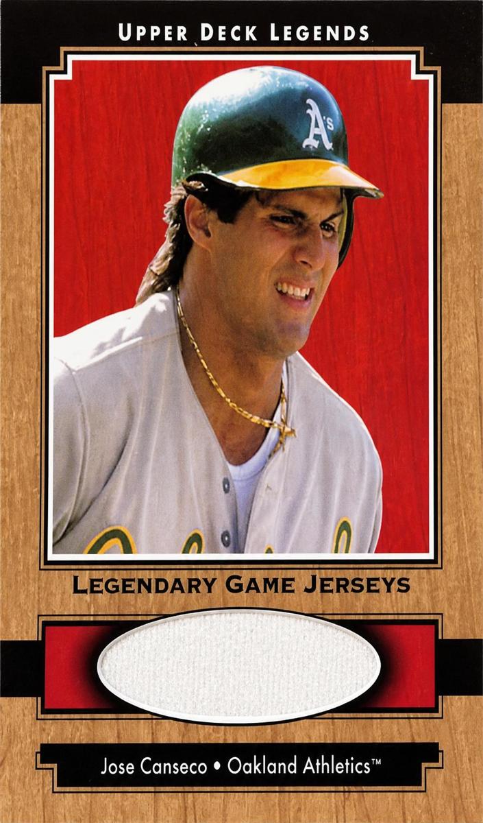 2001 Upper Deck Legends Baseball Jose Canseco #J-JC
