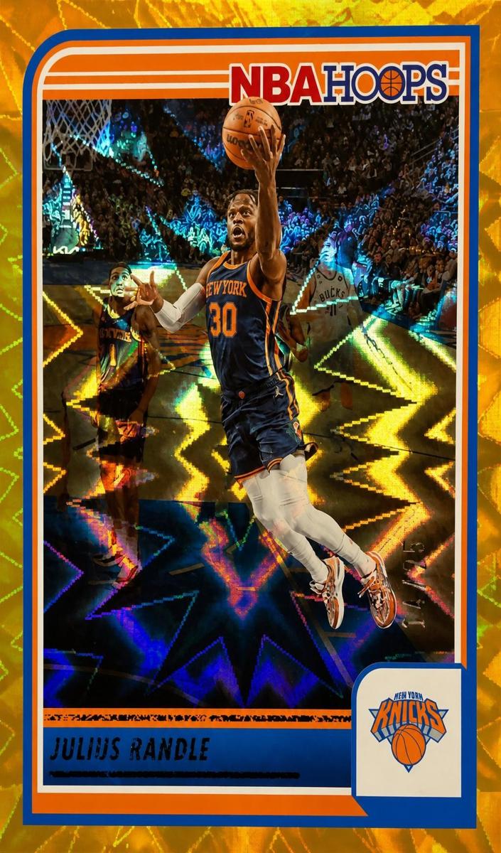 2023 Panini Hoops Basketball Orange Explosion Julius Randle #27