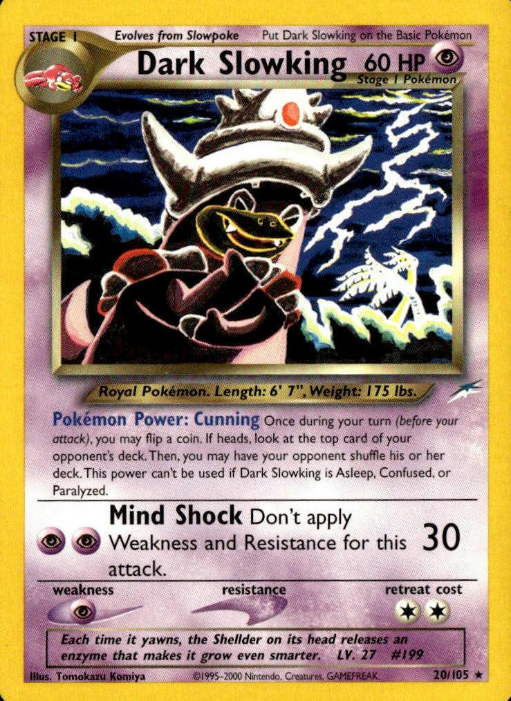 2002 Pokemon Neo Destiny Dark Slowking #20
