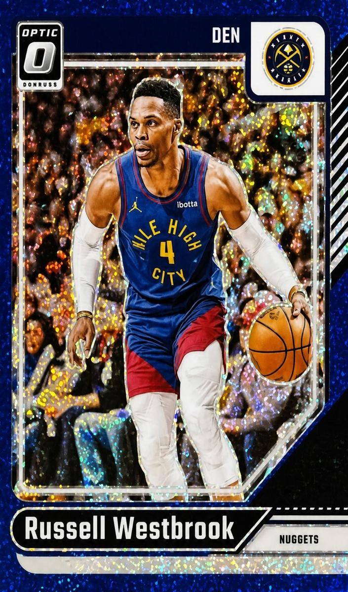 2024 Donruss Optic Basketball Blue Glitter Russell Westbrook #15