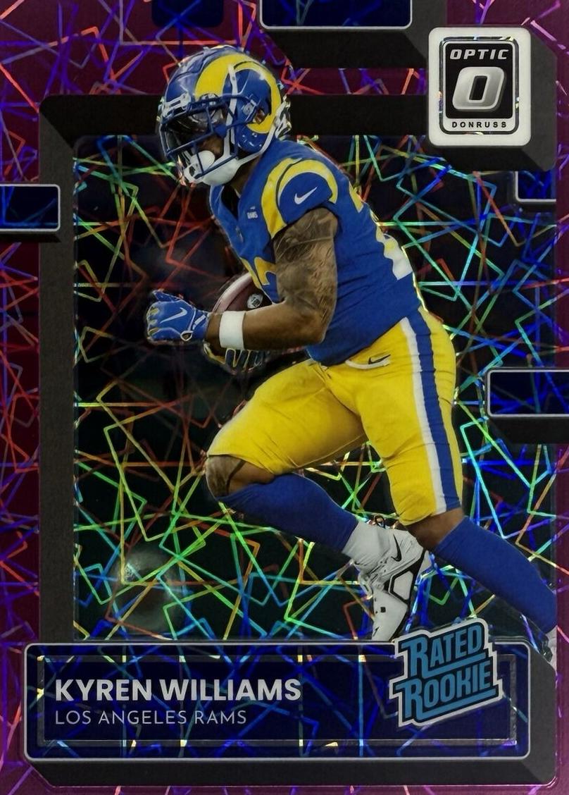 2022 Donruss Optic Football Pink Velocity Kyren Williams #281