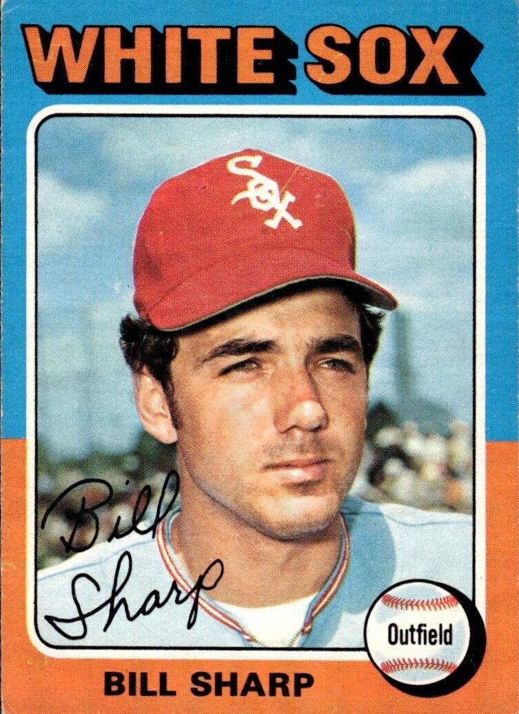 1975 O-Pee-Chee Baseball Bill Sharp #373 PSA 9