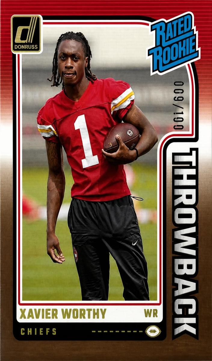 2024 Panini Donruss Football Studio Series Xavier Worthy #50
