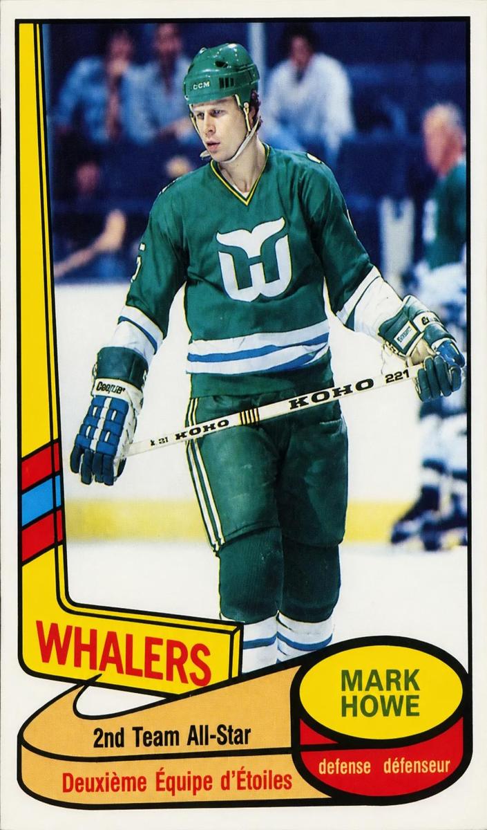 1980 O-Pee-Chee Hockey All-Star Mark Howe #91 PSA 3.5