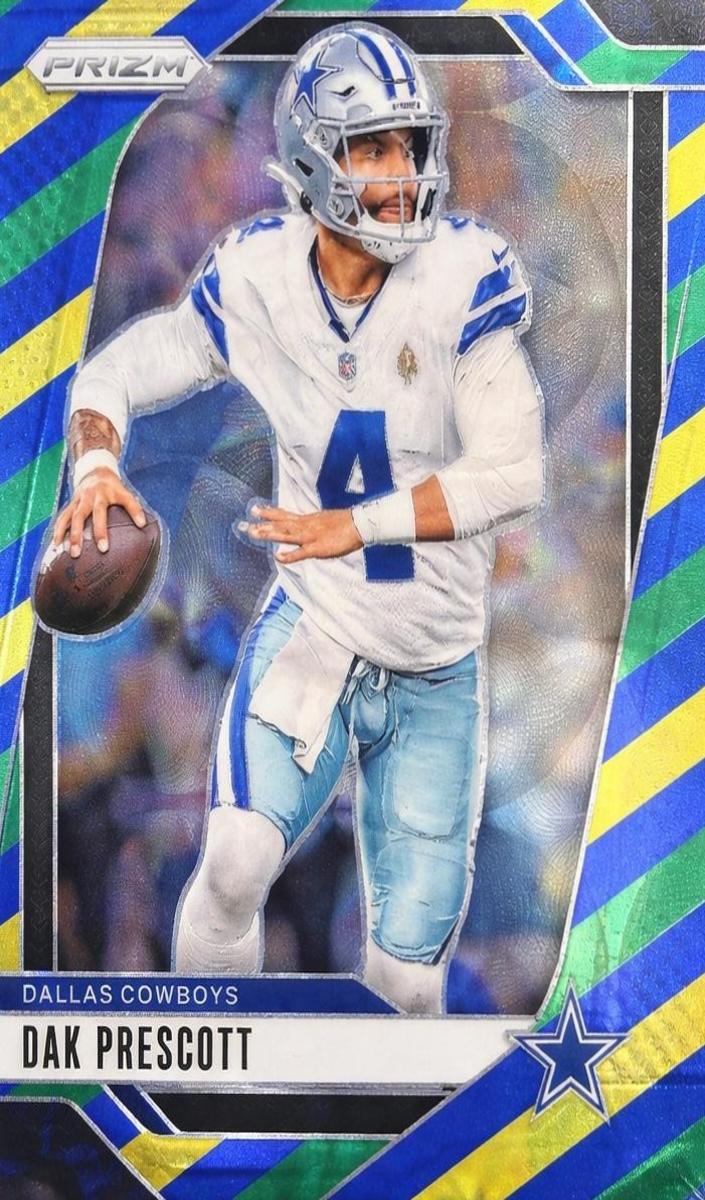 2024 Panini Prizm Football Choice Blue Yellow and Green Dak Prescott #73