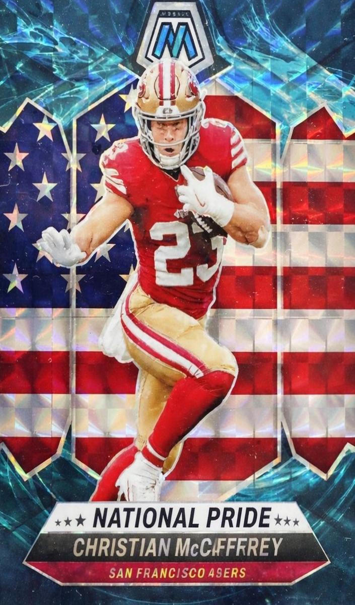 2024 Panini Mosaic Football Genesis Christian McCaffrey #256