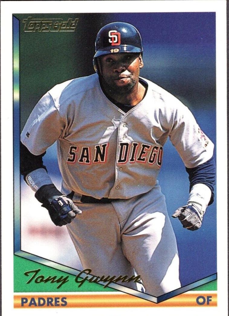 1994 Topps Baseball Gold Tony Gwynn #620 PSA 9
